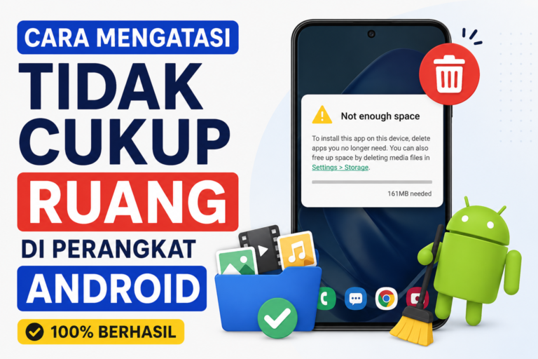 Cara Mengatasi Tidak Cukup Ruang di Perangkat Android