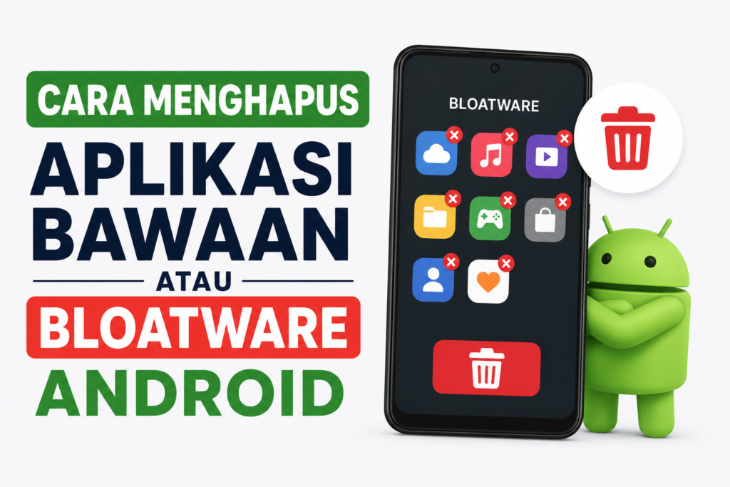 Cara Menghapus Aplikasi Bawaan atau Bloatware Android
