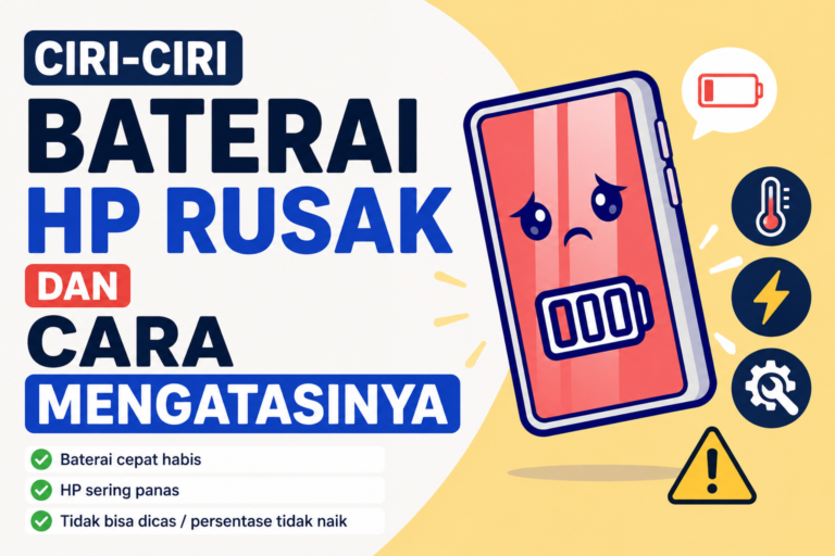 Ciri-Ciri Baterai HP Rusak dan Cara Mengatasinya