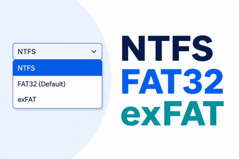 Pengertian dan perbedaan ntfs fat32 exfat