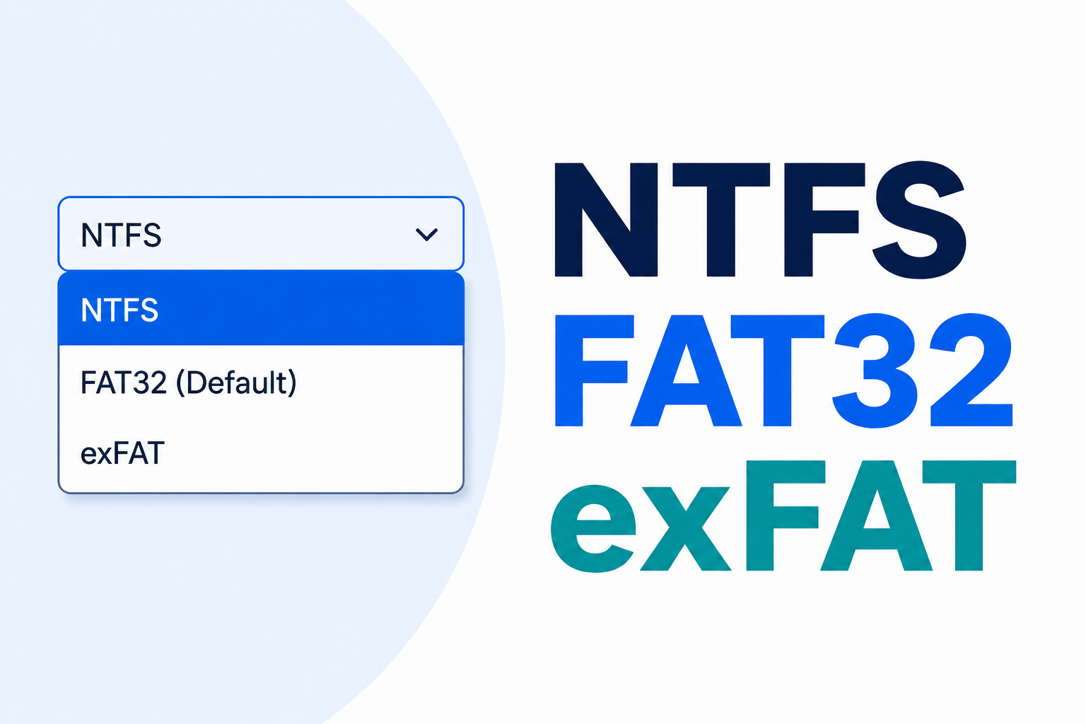 Pengertian dan perbedaan ntfs fat32 exfat